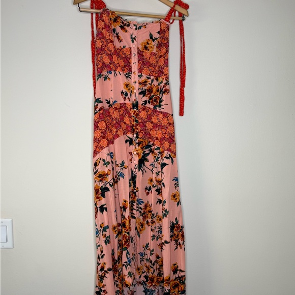 Free people lover boy floral maxi dress size 2 sundress summer cottagecore - Picture 5 of 13